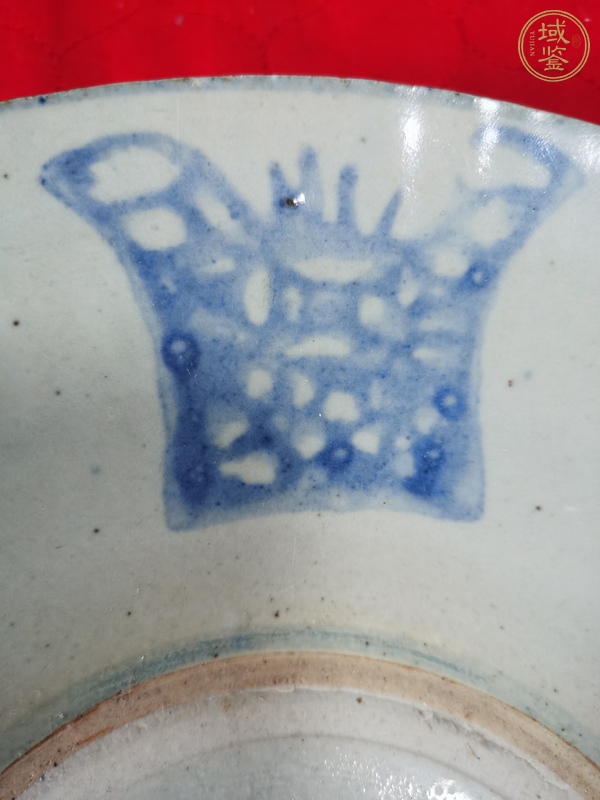 古玩陶瓷道光青花盤(pán)真品鑒賞圖