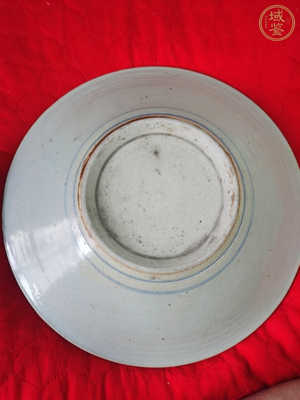 古玩陶瓷道光青花盤(pán)真品鑒賞圖