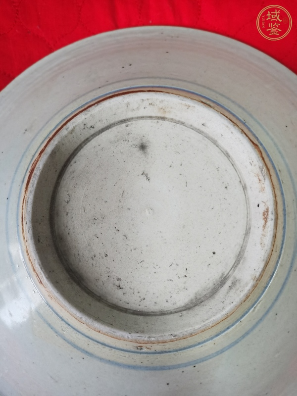 古玩陶瓷道光青花盤(pán)真品鑒賞圖
