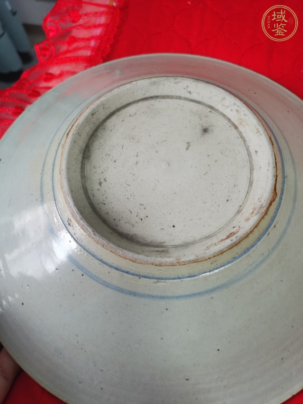 古玩陶瓷道光青花盤(pán)真品鑒賞圖