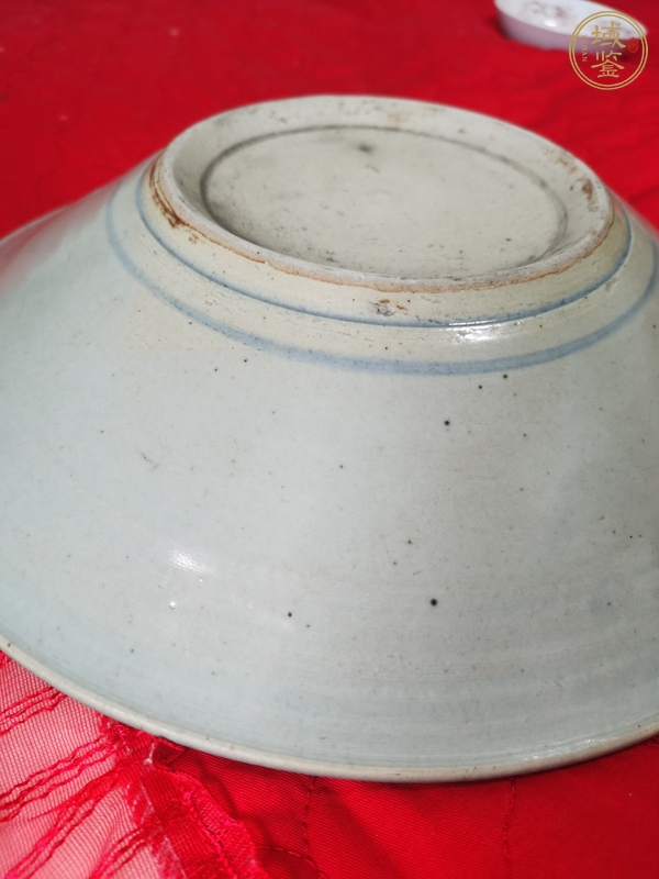 古玩陶瓷道光青花盤(pán)真品鑒賞圖