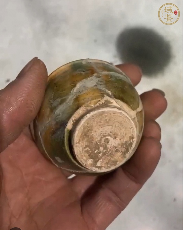 古玩陶瓷三彩杯真品鑒賞圖