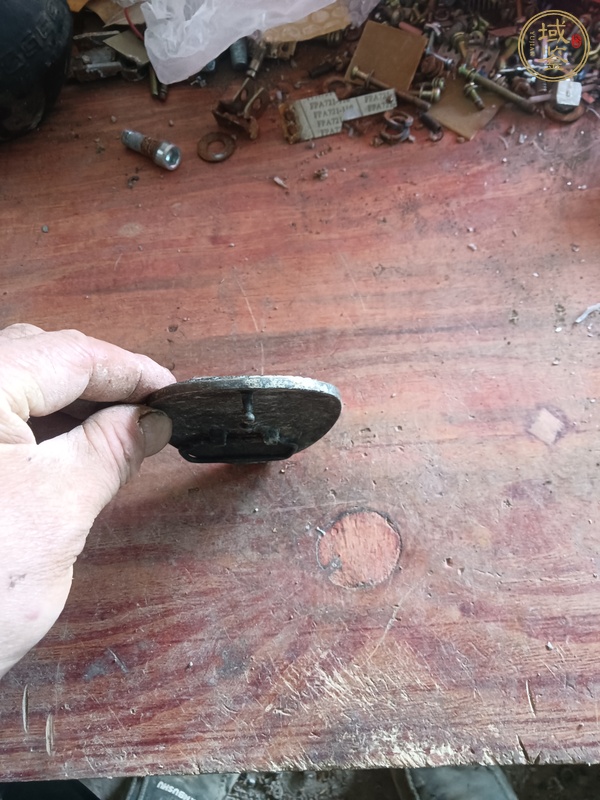 古玩銅器銅牛腰帶扣真品鑒賞圖