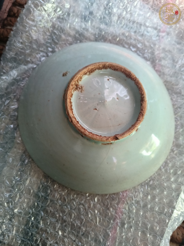 古玩陶瓷蕉葉紋青花盤真品鑒賞圖