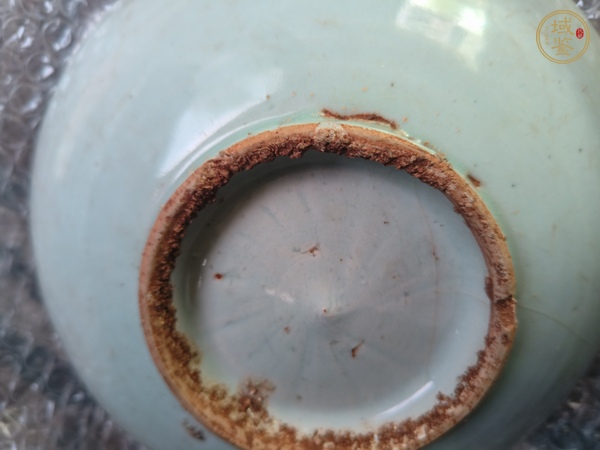古玩陶瓷蕉葉紋青花盤真品鑒賞圖