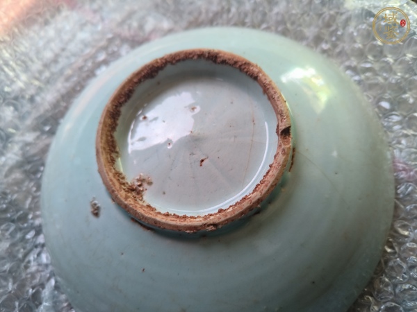 古玩陶瓷蕉葉紋青花盤真品鑒賞圖