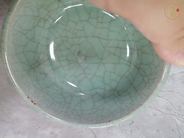 古玩陶瓷哥釉碗真品鑒賞圖
