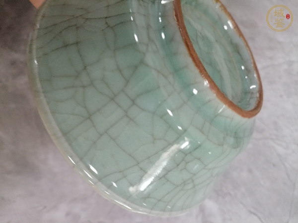 古玩陶瓷哥釉碗真品鑒賞圖