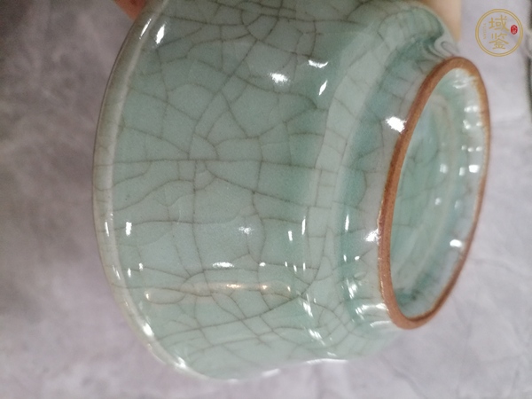古玩陶瓷哥釉碗真品鑒賞圖
