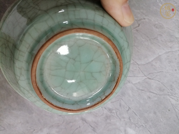 古玩陶瓷哥釉碗真品鑒賞圖