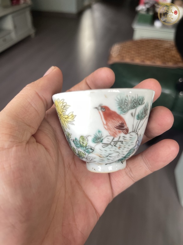 古玩安居樂(lè)業(yè)杯真品鑒賞圖