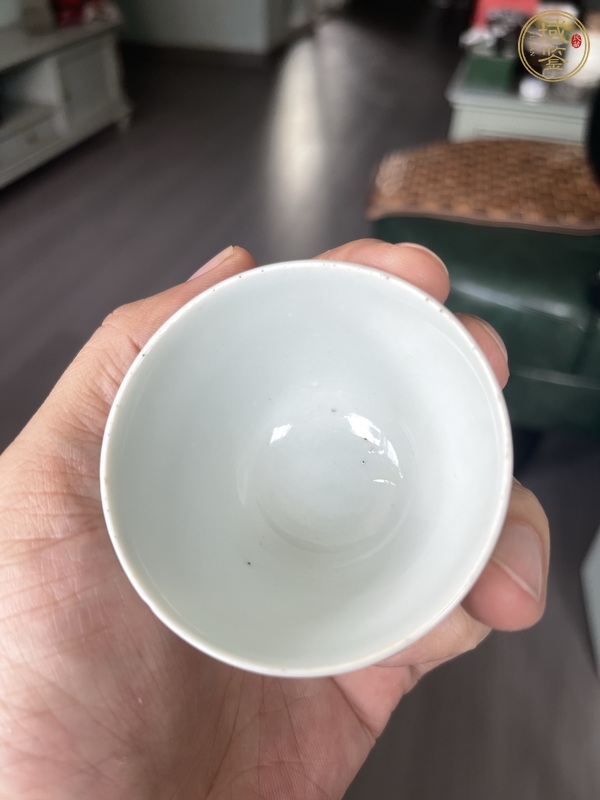 古玩陶瓷安居樂業(yè)杯真品鑒賞圖