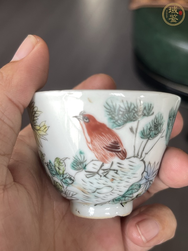 古玩陶瓷安居樂業(yè)杯真品鑒賞圖