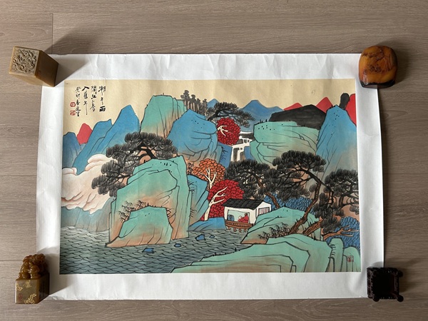 古玩轉賣王連笙《江春入舊年》拍賣，當前價格1599元