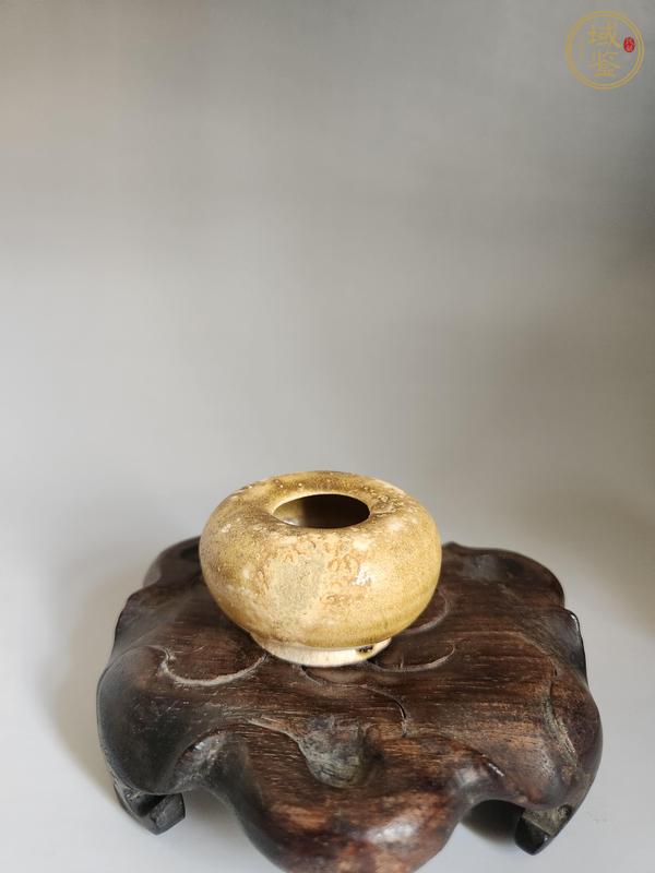 古玩陶瓷唐代黃釉水盂真品鑒賞圖