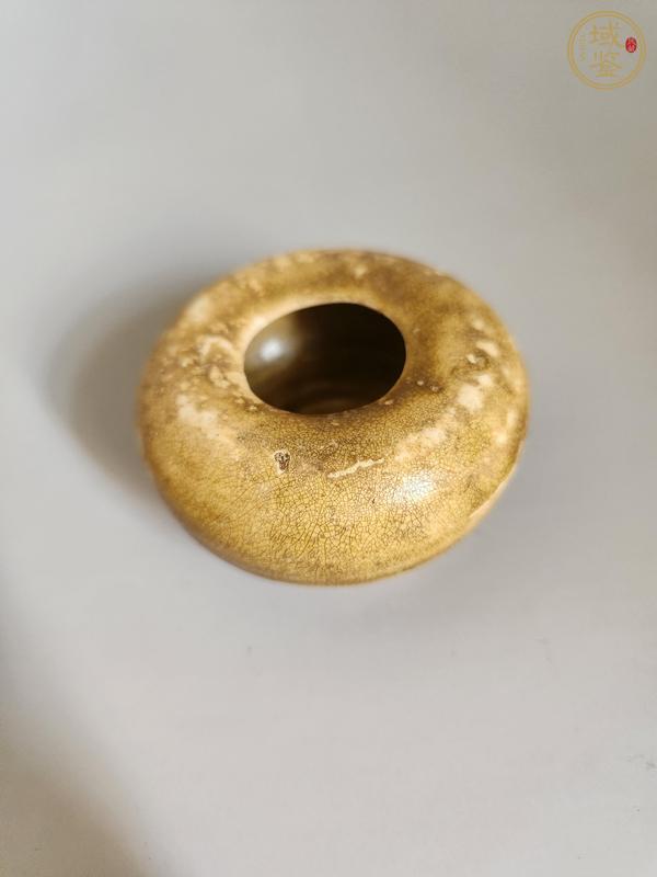 古玩陶瓷唐代黃釉水盂真品鑒賞圖