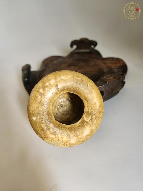 古玩陶瓷唐代黃釉水盂真品鑒賞圖