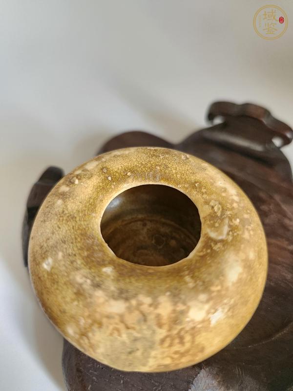 古玩陶瓷唐代黃釉水盂真品鑒賞圖