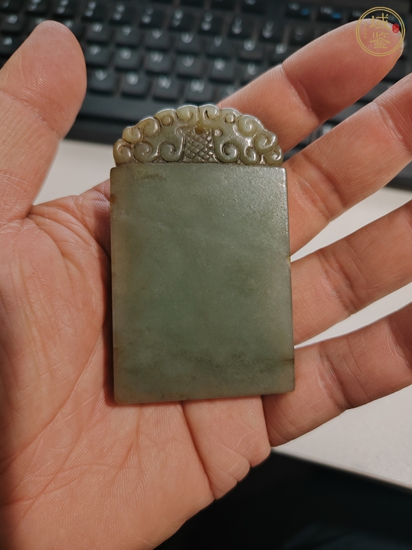 古玩玉器和田玉雕“無事牌”真品鑒賞圖