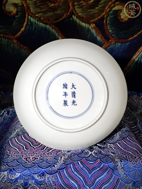 古玩陶瓷【實(shí)物鑒真精品官窯單色釉】光緒·白釉盤(官)拍賣，當(dāng)前價格36800元