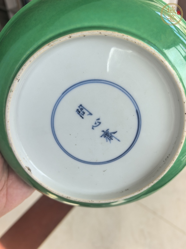 古玩陶瓷粉彩盤真品鑒賞圖
