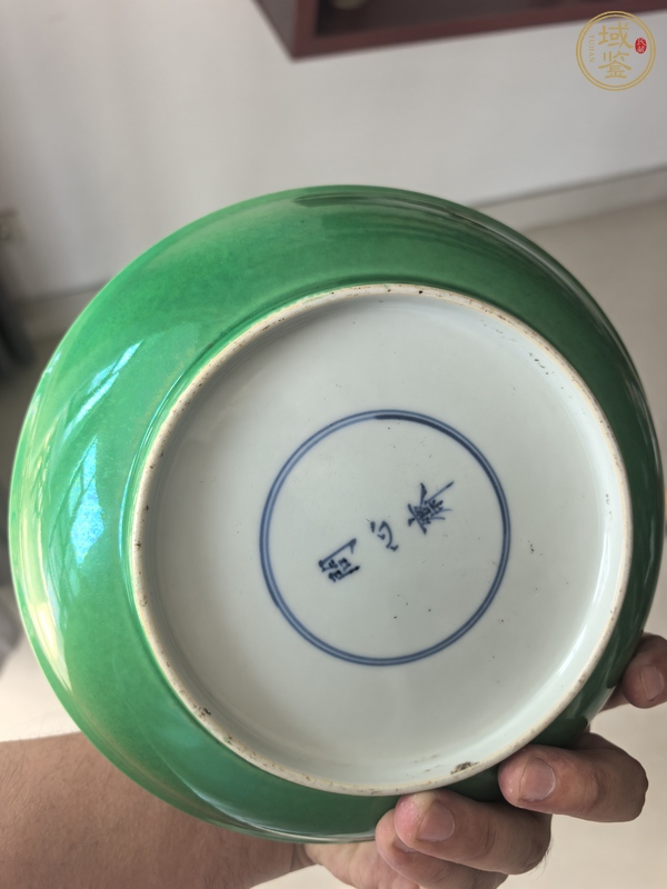 古玩陶瓷粉彩盤真品鑒賞圖
