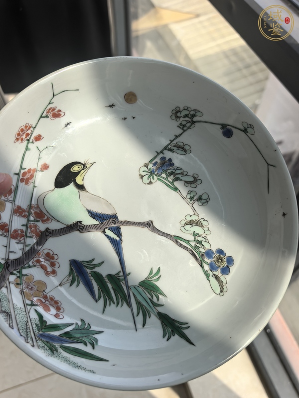 古玩陶瓷粉彩盤真品鑒賞圖