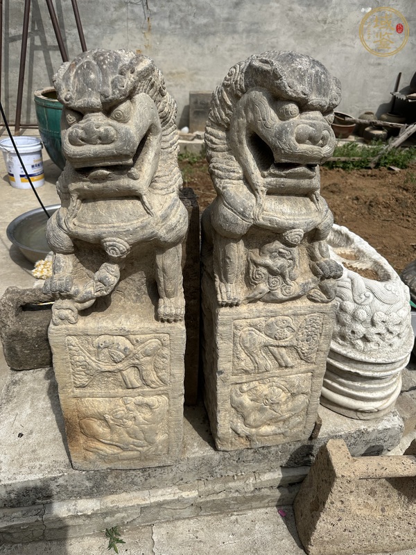 古玩雜項(xiàng)石獅子真品鑒賞圖