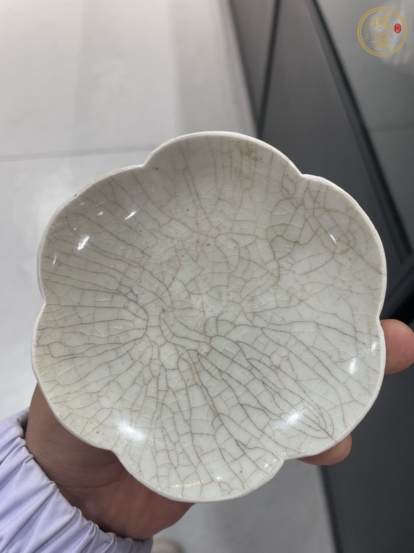 古玩影青花口盤真品鑒賞圖