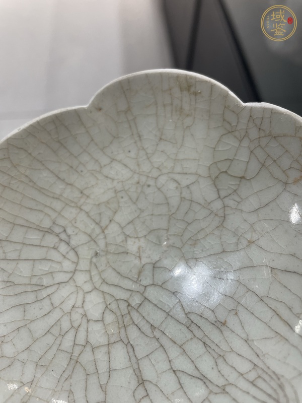 古玩陶瓷影青花口盤真品鑒賞圖