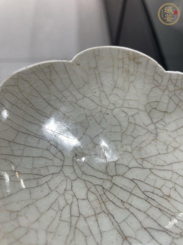 古玩陶瓷影青花口盤真品鑒賞圖