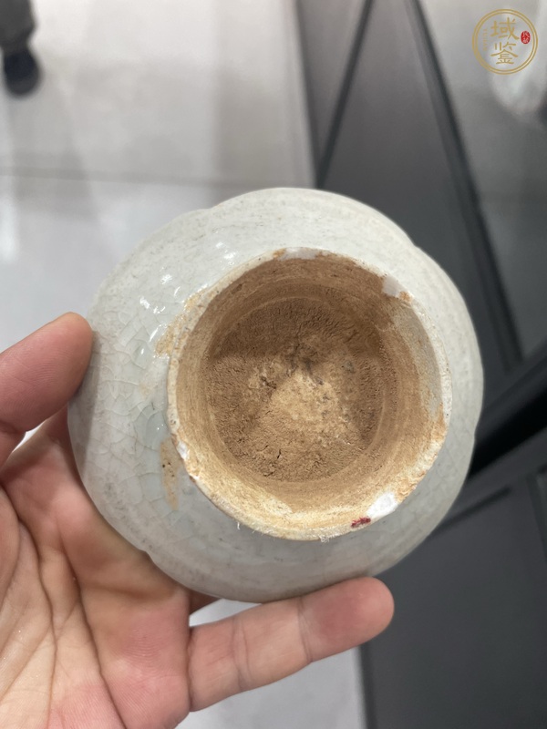 古玩陶瓷影青花口盤真品鑒賞圖
