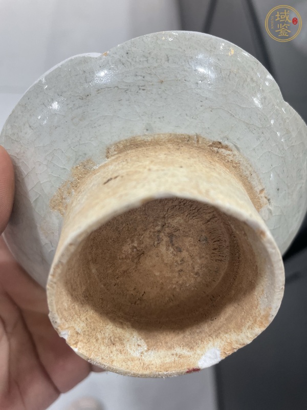 古玩陶瓷影青花口盤真品鑒賞圖