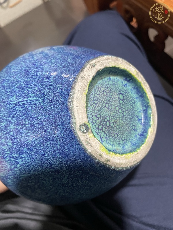 古玩陶瓷爐鈞釉葫蘆瓶真品鑒賞圖