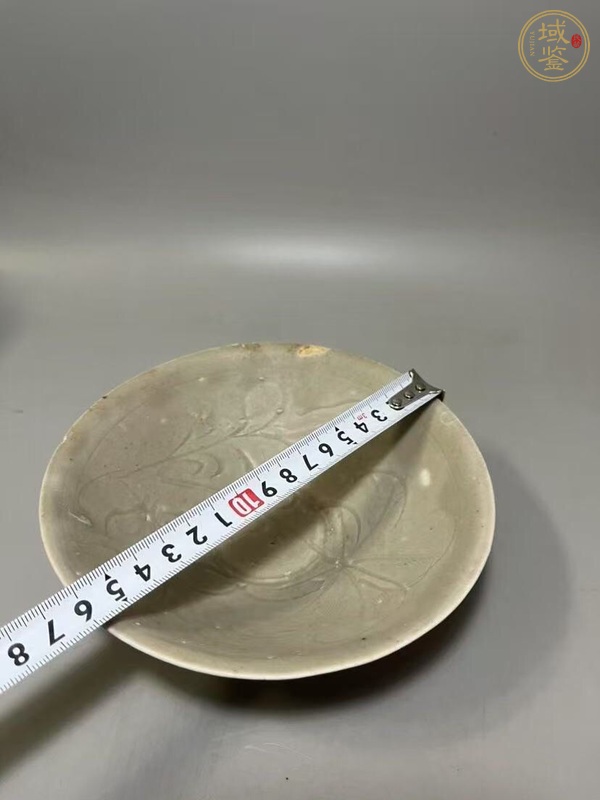 古玩陶瓷青白釉花卉紋碗真品鑒賞圖