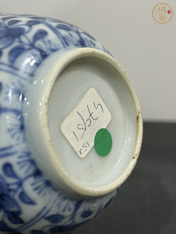 古玩陶瓷花卉紋青花杯真品鑒賞圖