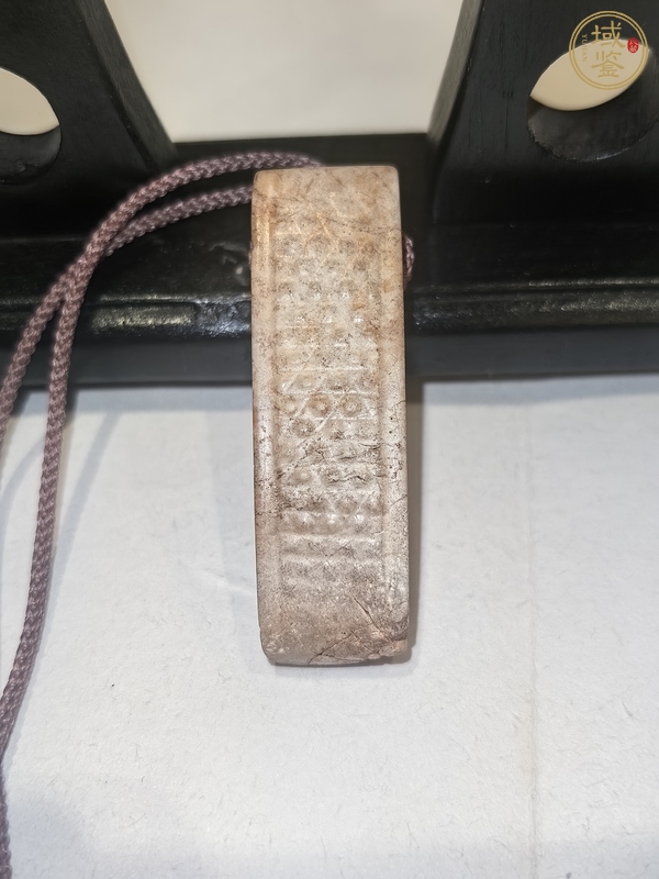 古玩玉器漢代玉劍璏真品鑒賞圖