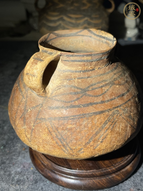 古玩陶瓷馬家窯文化馬廠類(lèi)型雙耳罐真品鑒賞圖
