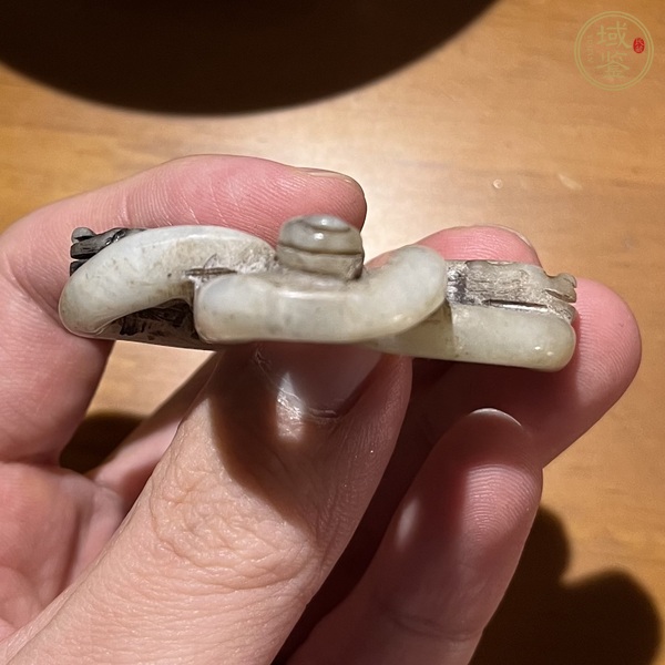 古玩玉器仿古絞結(jié)四螭龍佩真品鑒賞圖