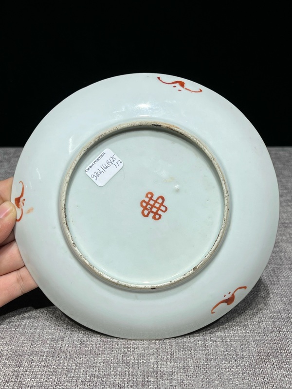 古玩陶瓷清·道光細路粉彩十二花神盤拍賣，當(dāng)前價格1680元