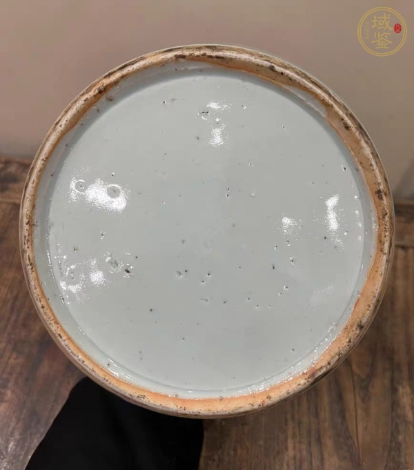古玩陶瓷牡丹紋青花罐真品鑒賞圖