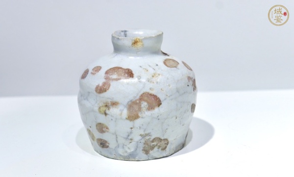 古玩陶瓷青白釉褐彩罐真品鑒賞圖