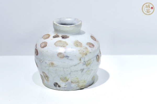 古玩陶瓷青白釉褐彩罐真品鑒賞圖