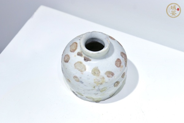 古玩陶瓷青白釉褐彩罐真品鑒賞圖