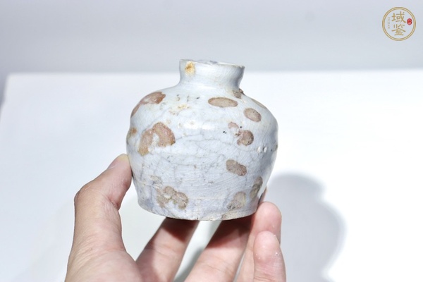 古玩陶瓷青白釉褐彩罐真品鑒賞圖