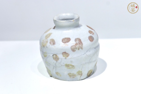 古玩陶瓷青白釉褐彩罐真品鑒賞圖