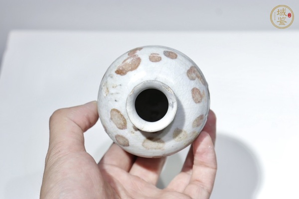 古玩陶瓷青白釉褐彩罐真品鑒賞圖