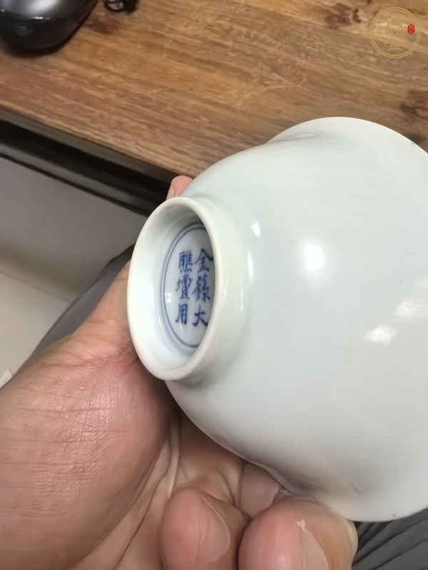 古玩陶瓷白釉杯真品鑒賞圖