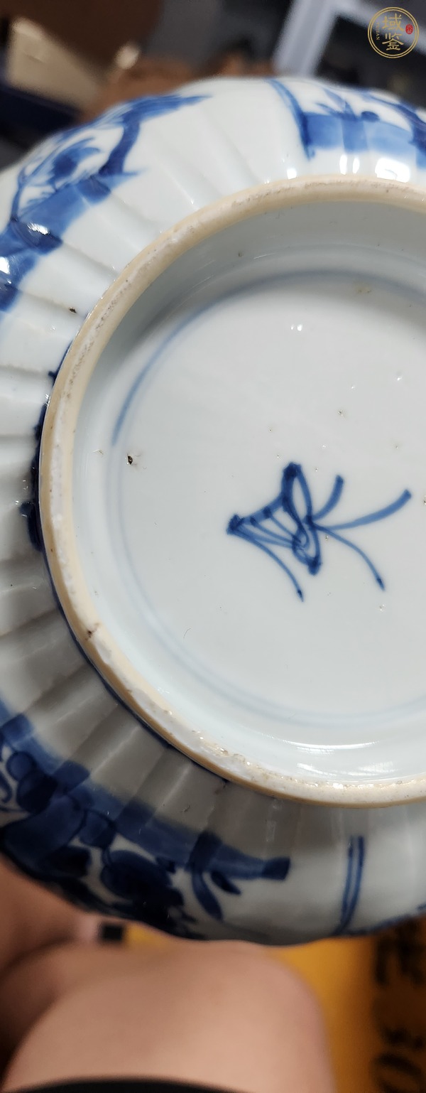 古玩花卉紋青花碗真品鑒賞圖