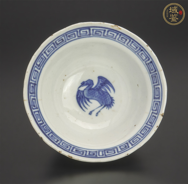 古玩陶瓷清光緒 青花花卉紋杯真品鑒賞圖